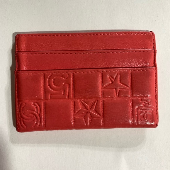 RARE! bubble gum pink CHANEL credit card wallet - Picture 8 of 10